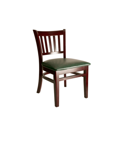 Vertical Slat Wood Chair