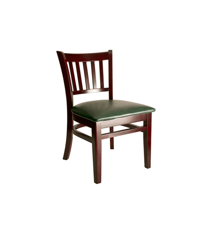 s Vertical Slat Wood Chair - Image 1